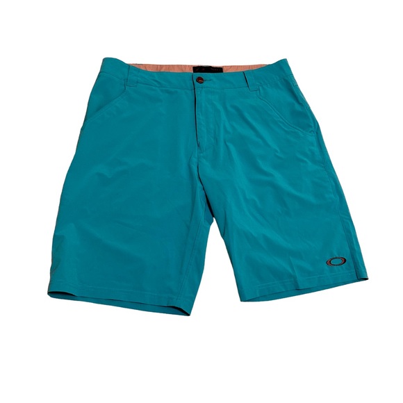 Oakley Shorts Oakley Mens 34w Teal Color 4 Pocket Shorts Poly And